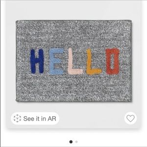 target “hello” bath rug